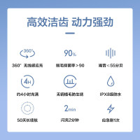 小米(MI)电动牙刷T301 米家原装声波电动牙刷成人情侣男女儿童家用全身水洗防水长续航智能充电防水细软刷毛牙刷头