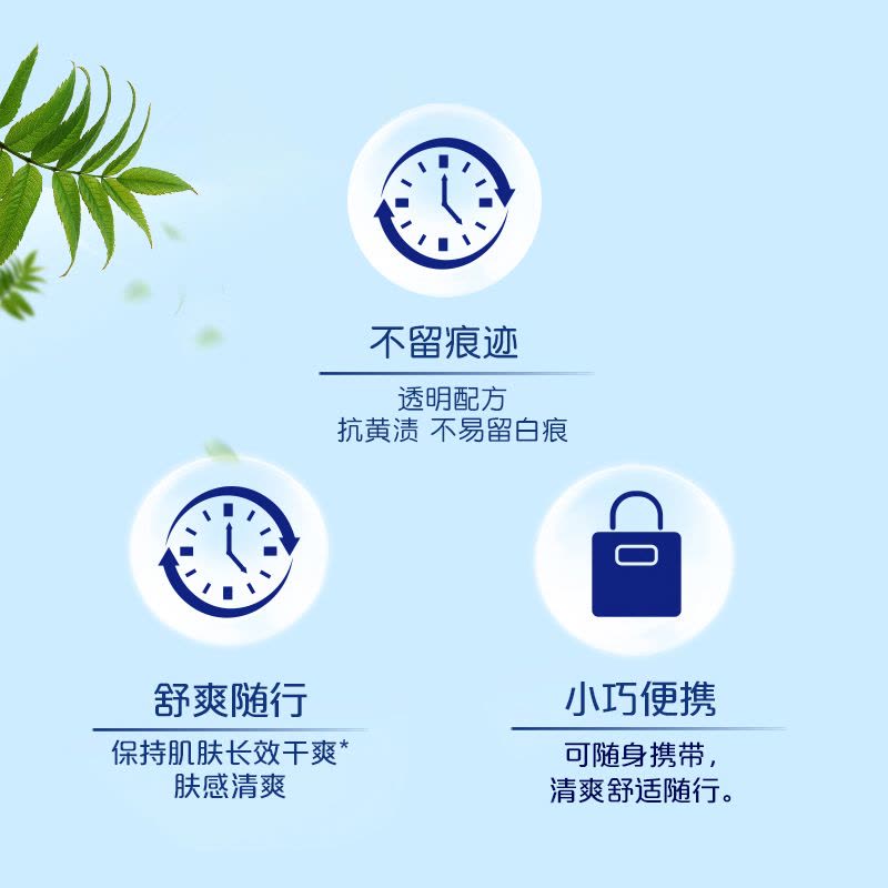 妮维雅男士黑白出众爽身走珠液50ml 持久干爽长效抑汗不含酒精无白痕黄渍香体露图片