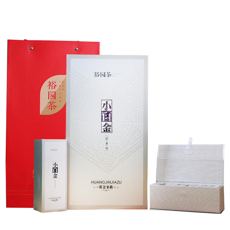 裕园茶 2021春茶乌龙茶安溪铁观音茶叶清香型礼盒装送礼定制款 黄金家族·小白金280g高清大图
