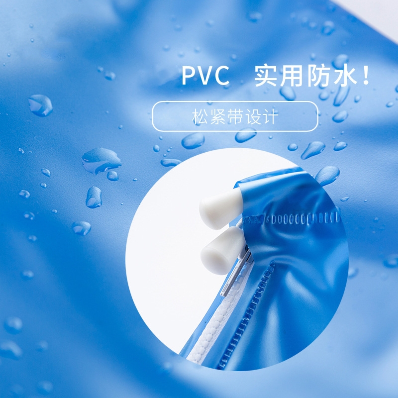 2020新款户外徒步女式珠光PVC加厚雨靴男带防水层防雨 雨鞋套