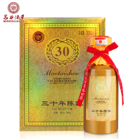【30年窖藏】贵州茅台镇名谷 三十年陈酿窖藏 53度 酱香型白酒 500mL 单瓶装