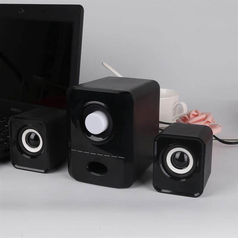 迷你小音箱手机电脑通用小音响usb电源带线喇叭低音炮大声3d环绕