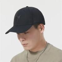 UA安德玛男女帽新款 Project Rock强森运动帽训练遮阳帽1369815-001 ZP OSFM 1369815-001/黑色