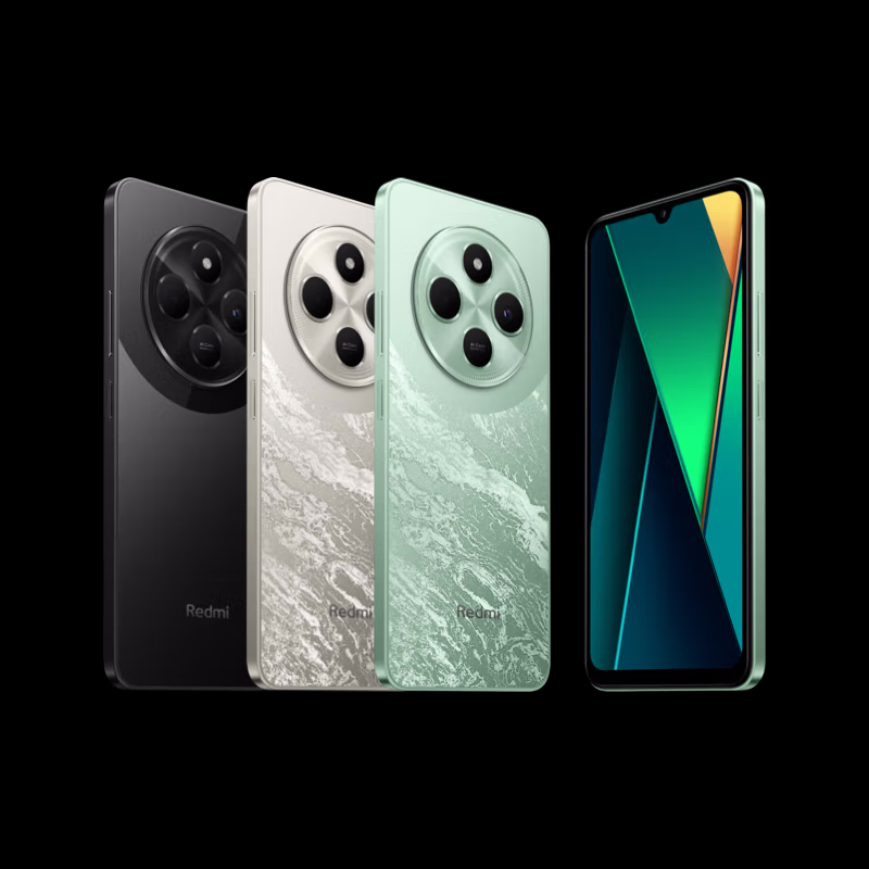 [全新]小米Redmi 14C 暗影黑 4GB+128GB 八核芯 全网4G 1300W影像 5160mAh长续航 智能手机 红米高清大图