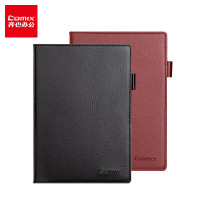齐心(Comix) 25K/98张商务柔软封面皮面本记事本 C5853黑