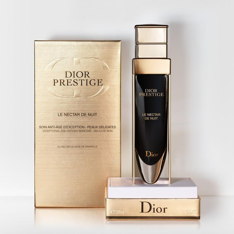 Dior 迪奥精萃花蜜夜间活肤精华30ml/花秘瑰萃夜间修护精华乳液夜间修护精华霜让肌肤更平滑有弹性 紧致淡化皱纹修护肌