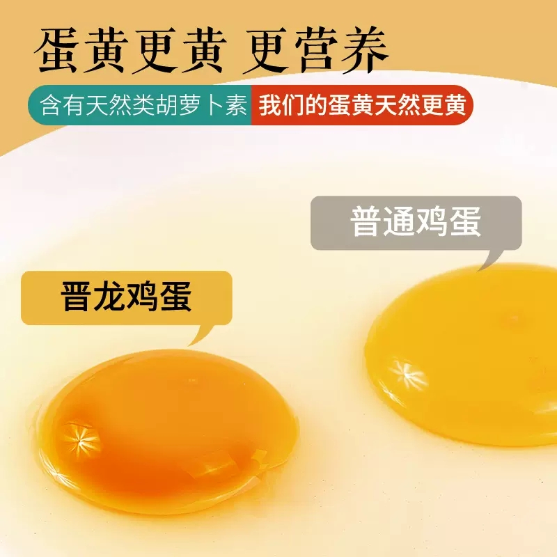 晋龙 叶黄素 可生食新鲜鸡蛋30枚高清大图