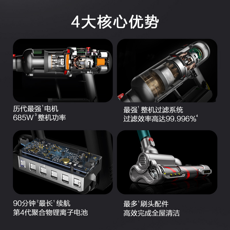 小狗无线擦地吸尘器家用吸拖一体除螨T12 Max Rinse