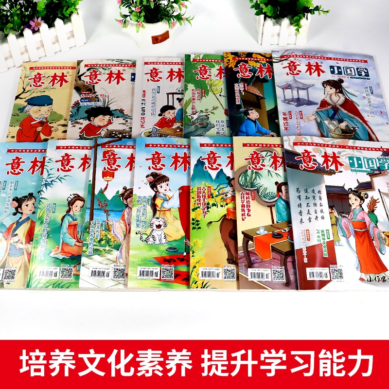 少年版杂志[12月23-24期[2册] [正版]抖音同款2023年意林小国学全14期过刊合订本杂志小学版少年版青少年传统