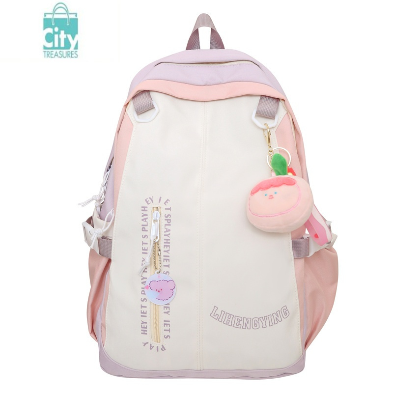 bangdou书包女孩小学生一到三年级女童背包轻便儿童女生旅行旅游双肩