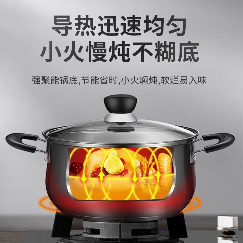 苏泊尔304不锈钢汤锅ST20H3高清大图