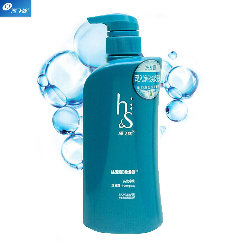 海飞丝(Head & Shoulders) 头皮净化洗发露 丝源复活组合 530ML