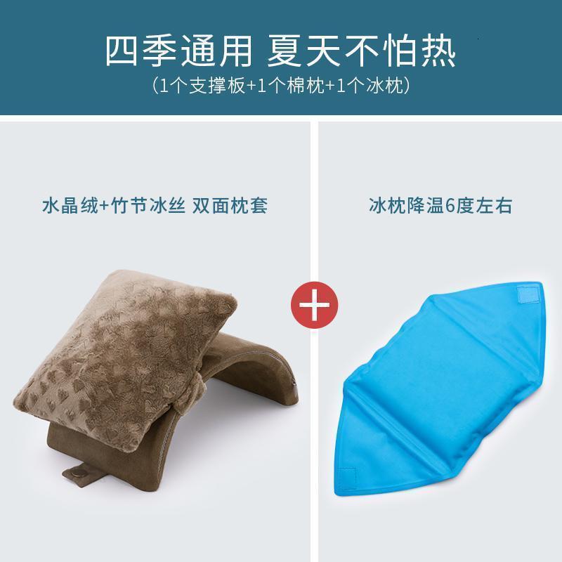 美帮汇午睡枕趴睡枕儿童午觉趴枕午休抱枕教室上课学生趴着桌上睡觉 驼色四季通用升级款 书包轻松收纳