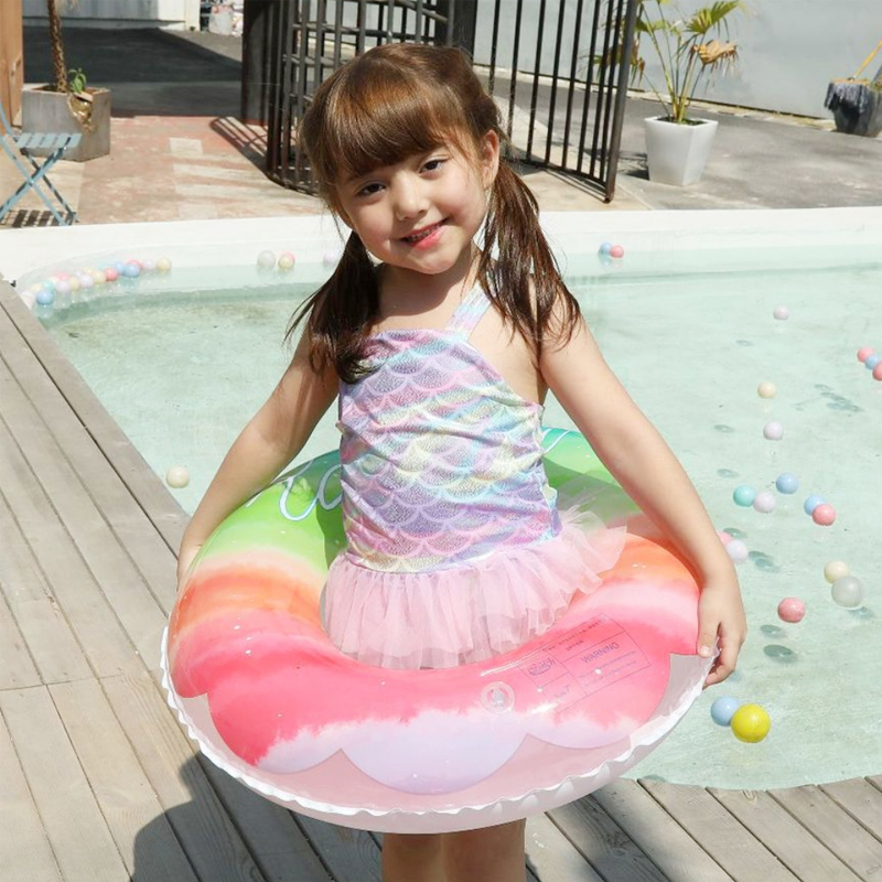 宝宝儿童游泳圈成人游泳圈男女孩414岁小孩腋下圈浮圈大人泳圈视频