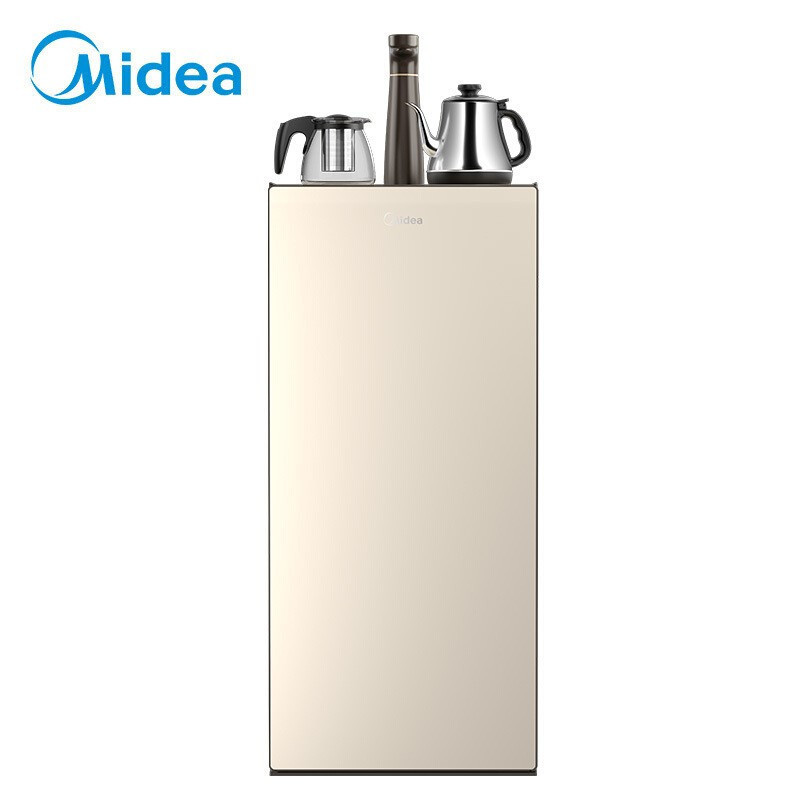 美的（Midea）立式下置式冰热型茶吧机YD1806S-X茶吧机高端智能家用自动上水茶饮机下置水桶冷热型饮水机柜式茶艺机