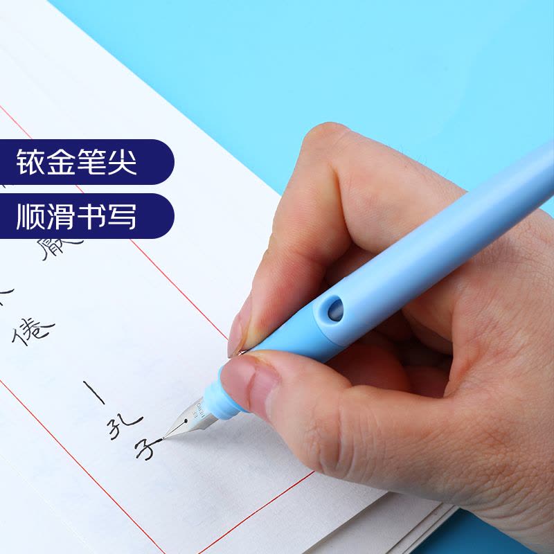 英雄(HERO)钢笔小学生儿童EF尖P201正姿练字钢笔套装可旋转笔握调整舒适姿势开学季男女生日礼物图片