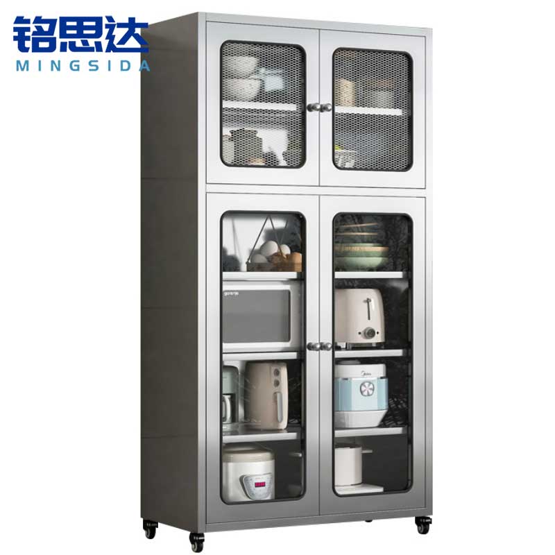 铭思达不锈钢碗柜宽80cm台高清大图