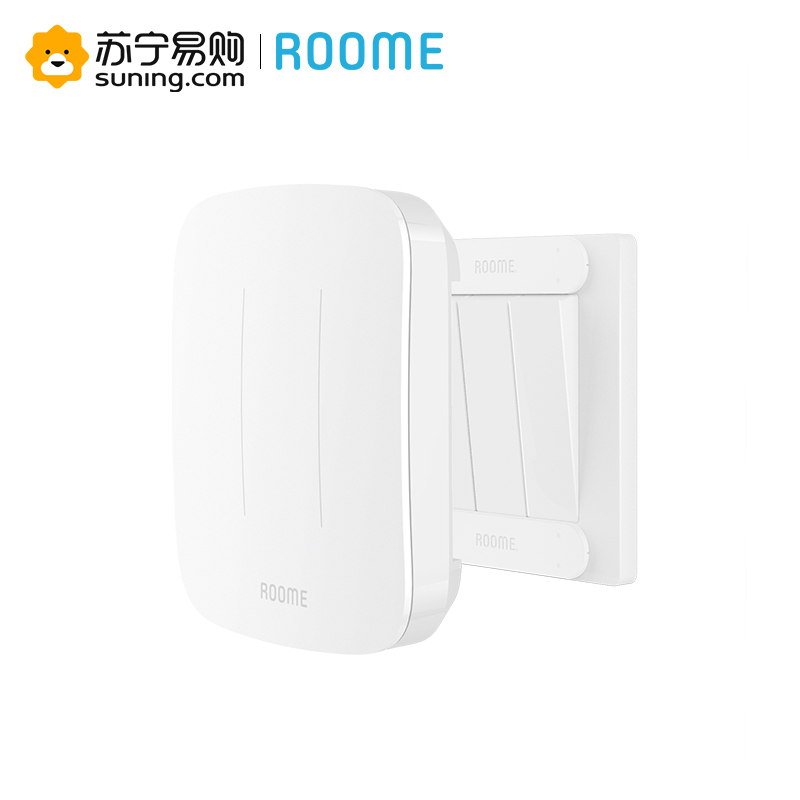 ROOME开关精灵蓝牙MESH单键版 AI语音控制联合定制智能蓝牙开关远程遥控语音智能开关 不用拆线