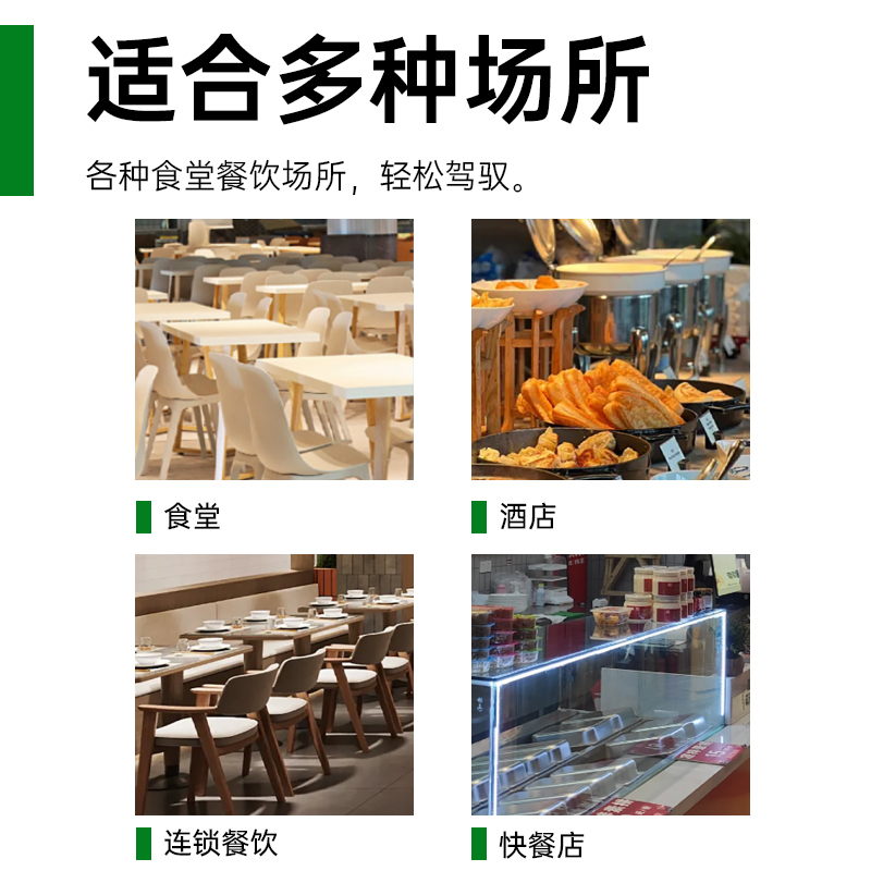 意黛斯(YIDAISI)商用全自动大型洗碗机饭店食堂酒店厨房高温长龙式洗碗机 双缸双喷淋YDS-FD-3800-2P高清大图
