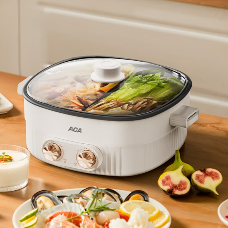 ACA北美电器1.4L养生壶ALY-G14YS09D+ACA北美电器双控鸳鸯锅ALY-G05HG01J套餐高清大图