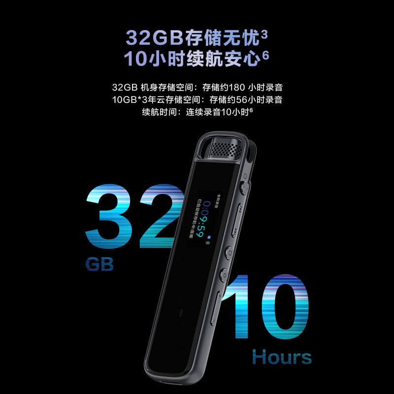 科大讯飞 讯飞录音笔H1 PRO随机颜色高清大图