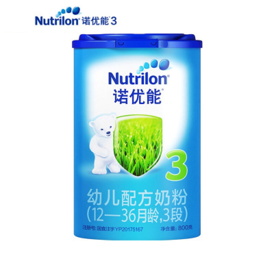诺优能幼儿配方奶粉爱尔兰版（12-36月龄，3段）800g