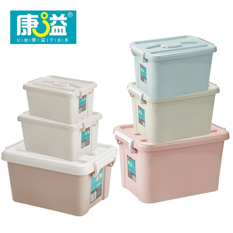 康溢手提收纳箱13L*2件 白色