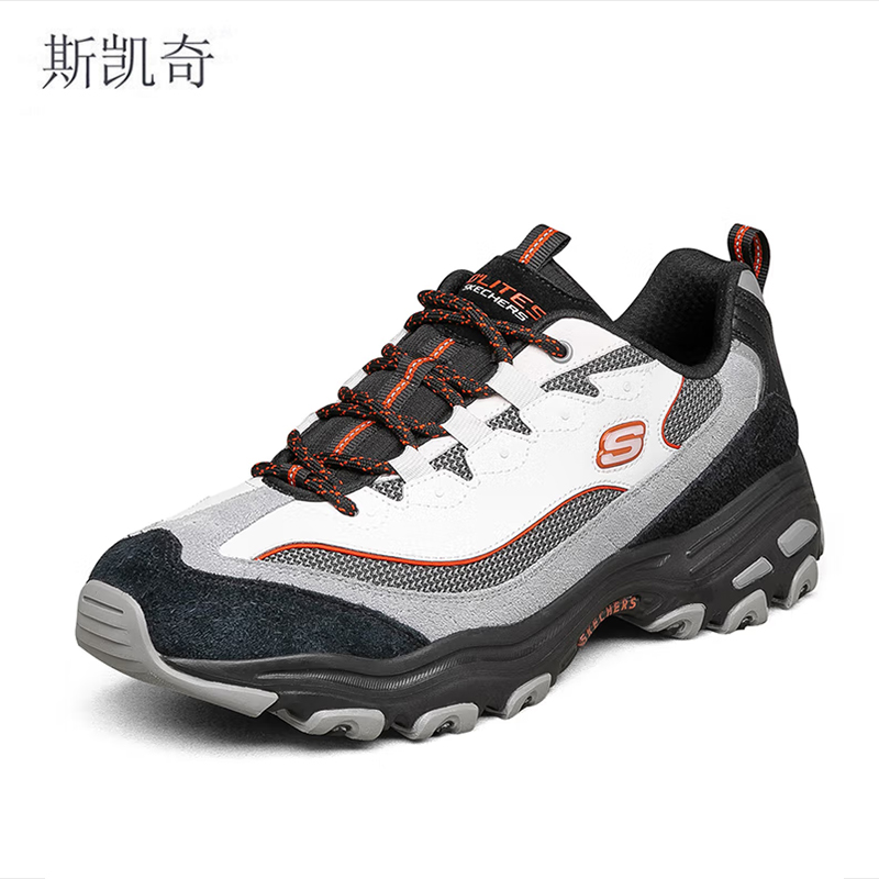 斯凯奇 男春秋新款休闲鞋 237154/BKMT-7 双高清大图