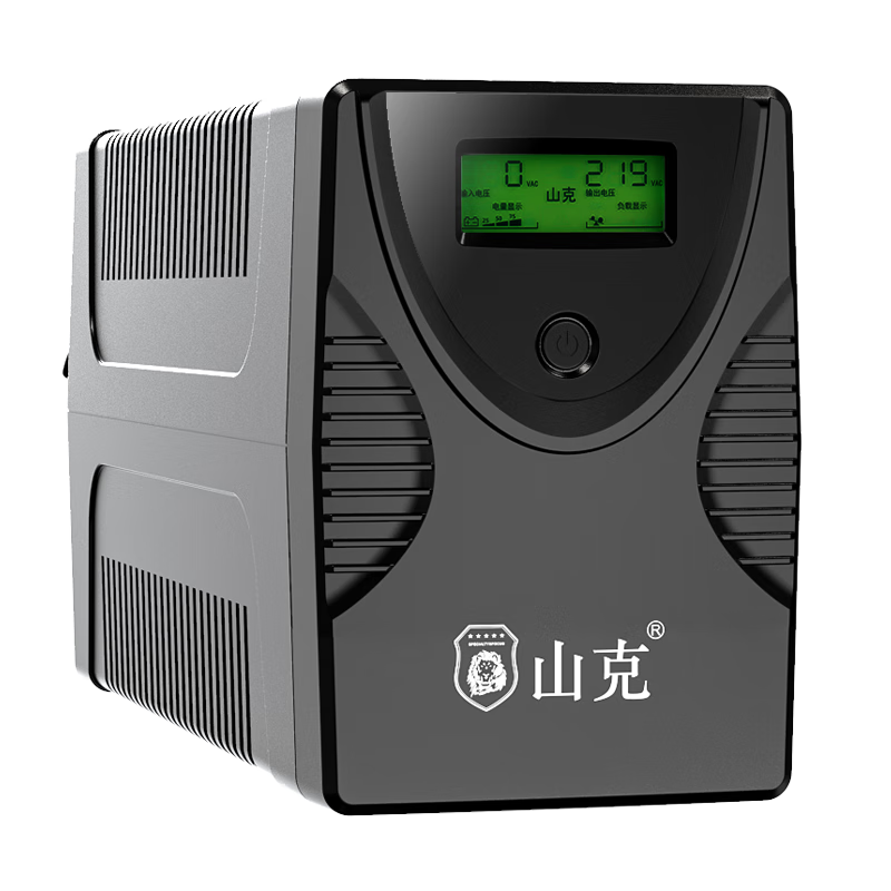 山克 ups不间断电源2000VA/1200W家用办公电源稳压停电后备用 SK2000 绿屏