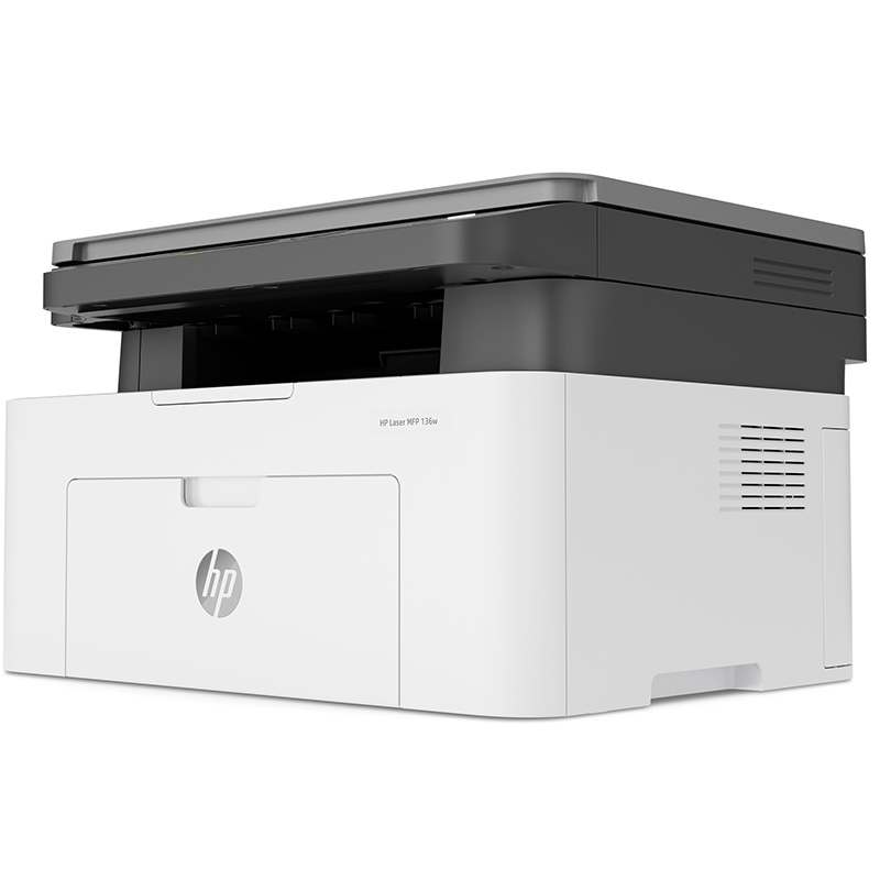 HP Laser MFP 136w 锐系列新品激光多功能一体机 打印复印扫描 三合一 家用小型办公 M1136升级款无线版