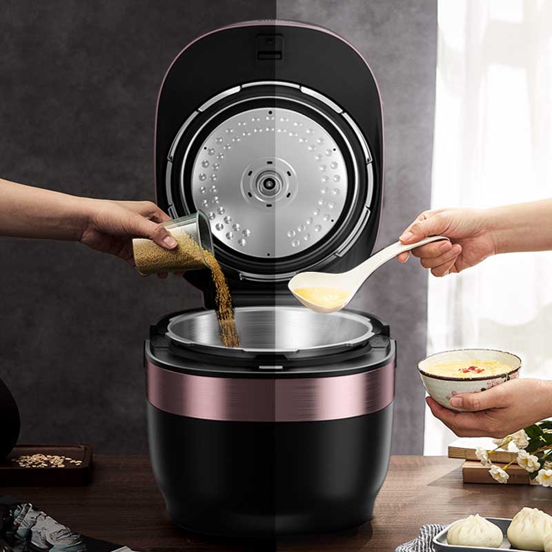 美的电压力锅5L智能变压IH压力锅WiFi智控MY-HT5073PA高清大图