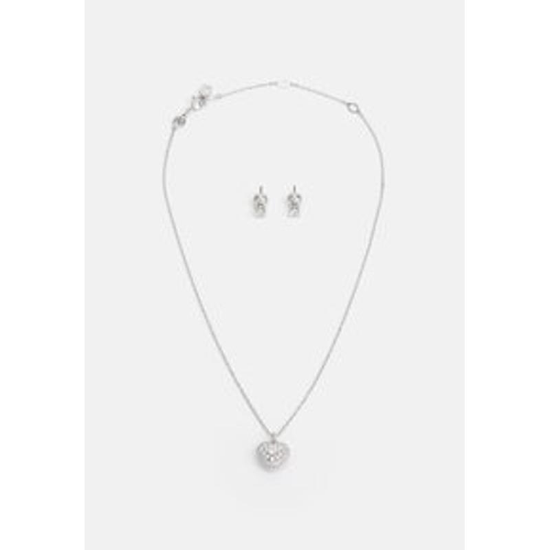 Swarovski女款优雅光滑项链搭配施华洛世奇水晶耳环精致时尚