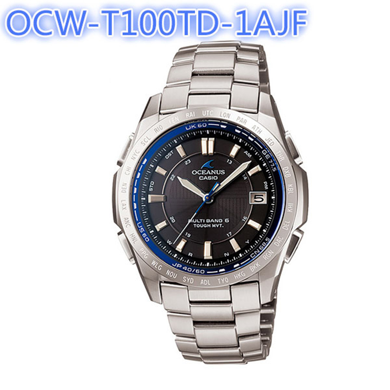 OCW-T100TD-1A卡西欧CASIO海神太阳能6局电波表