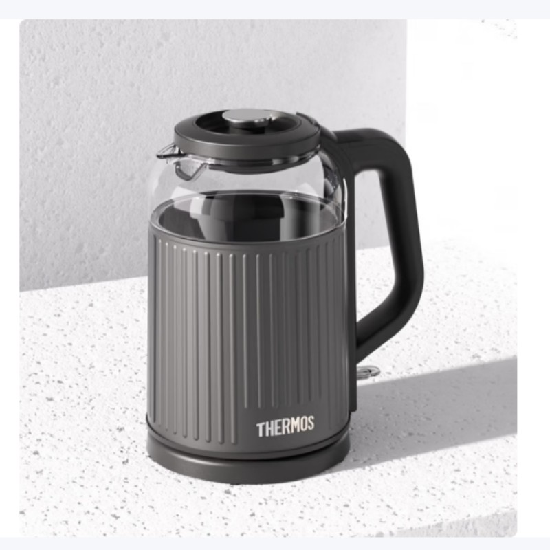 膳魔师THERMOS电水壶EHA1337A底盘加热 国产温控器 塑料机身简约设计高清大图