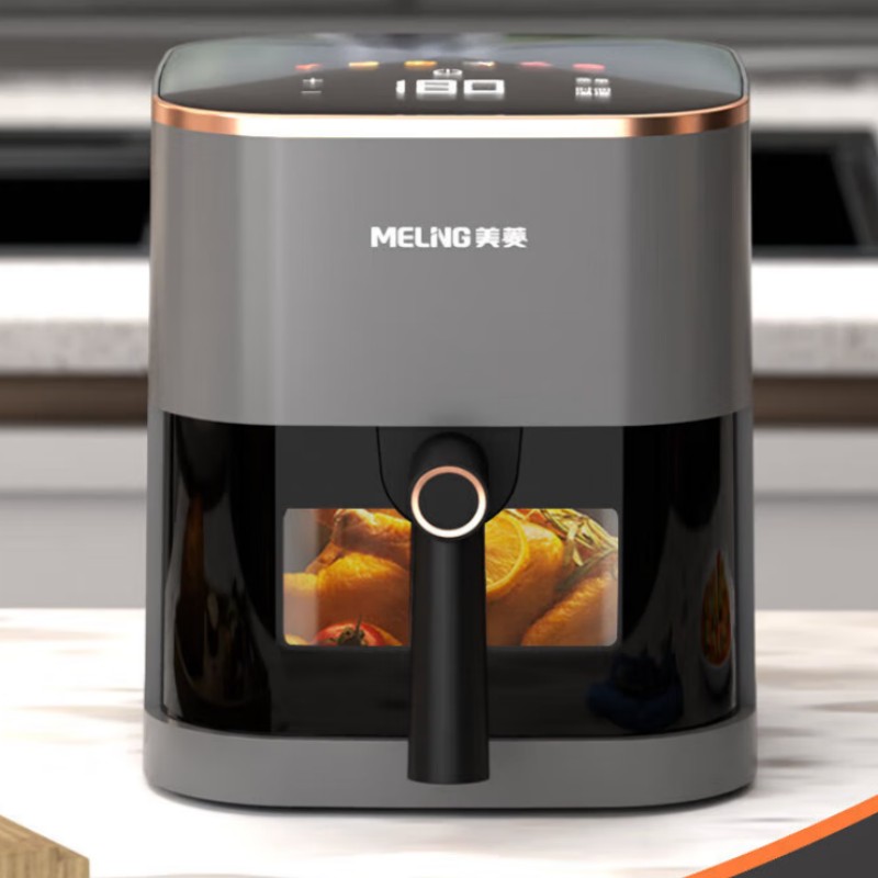 美菱(MELNG) MZG-DC3559A 空气炸锅 可视大窗 电子款 5L 灰色