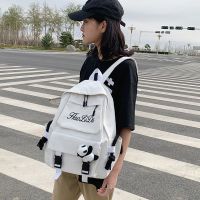 派尼美特书包女学生韩版日系ins背包初中生高中校园原宿帆布大容量双肩包