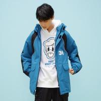 [1件3折价:165]美特斯邦威工装棉服男撞色潮流新款冬季宽松面包服韩版棉外套