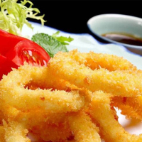 百年渔港鱿鱼圈200g 深海鱿鱼圈 袋装火锅食材 烧烤美食 油炸香酥 国产海鲜水产