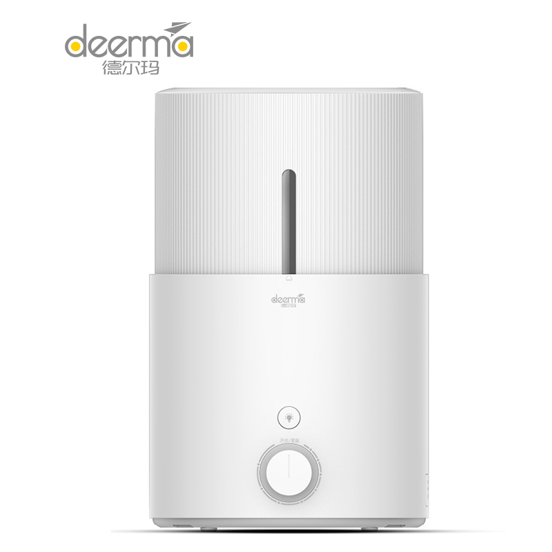 德尔玛(Deerma)加湿器DEM-SJS100 5L大容量 香薰加湿 暖光氛围灯 可视化水箱