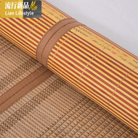 竹席1.4米双面折叠1.5双人1.35席子1.1m凉席单人0.9上下铺直销三维工匠 其它 竹席1.1米(直筒小边)