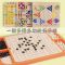 儿童跳棋木制多功能游戏棋五子棋象棋斗兽棋成人玩具|五合一A:跳棋五子棋斗兽棋象棋