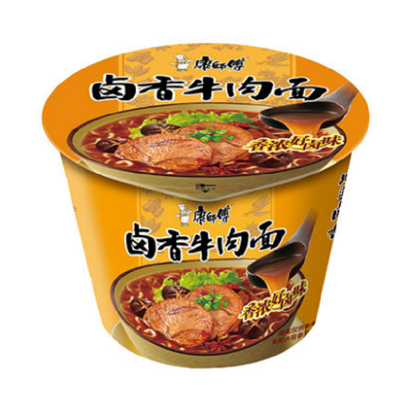 康师傅卤香牛肉面