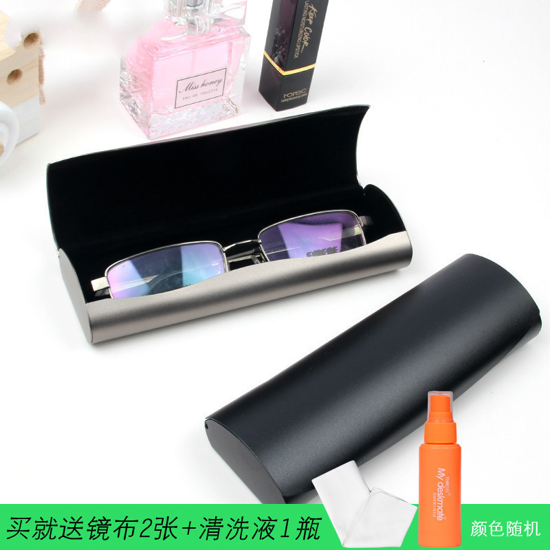 家柏饰(CORATED)铝制近视眼镜盒男生小清新学生轻巧便携抗压眼镜收纳盒女高清大图