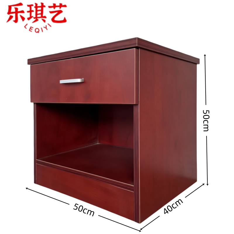 乐琪艺 床头柜 一抽50cm 个高清大图