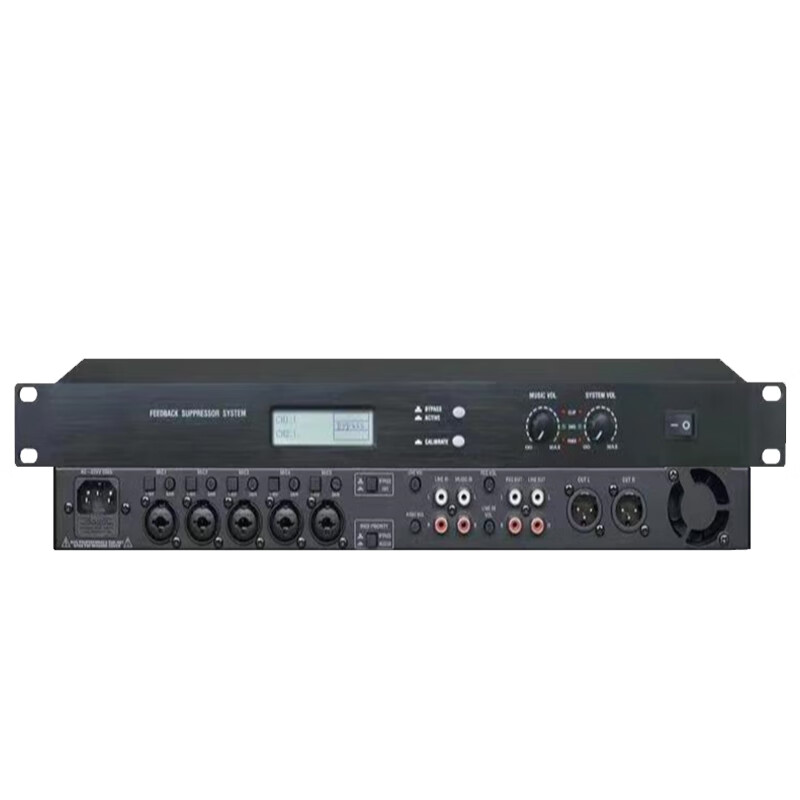 润普Runpu RP-FT-W3560L 会议室音频扩声系统(音柱/功放/调音台/反馈/无线话筒)本地会议扩音套装高清大图