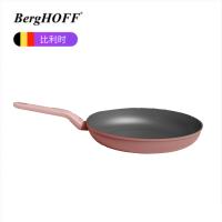 贝高福（Berghoff）锅具 Leo系列 煎锅 砖红（BH0102103）不粘锅平底炒锅煎蛋牛排电磁炉通用 28cm
