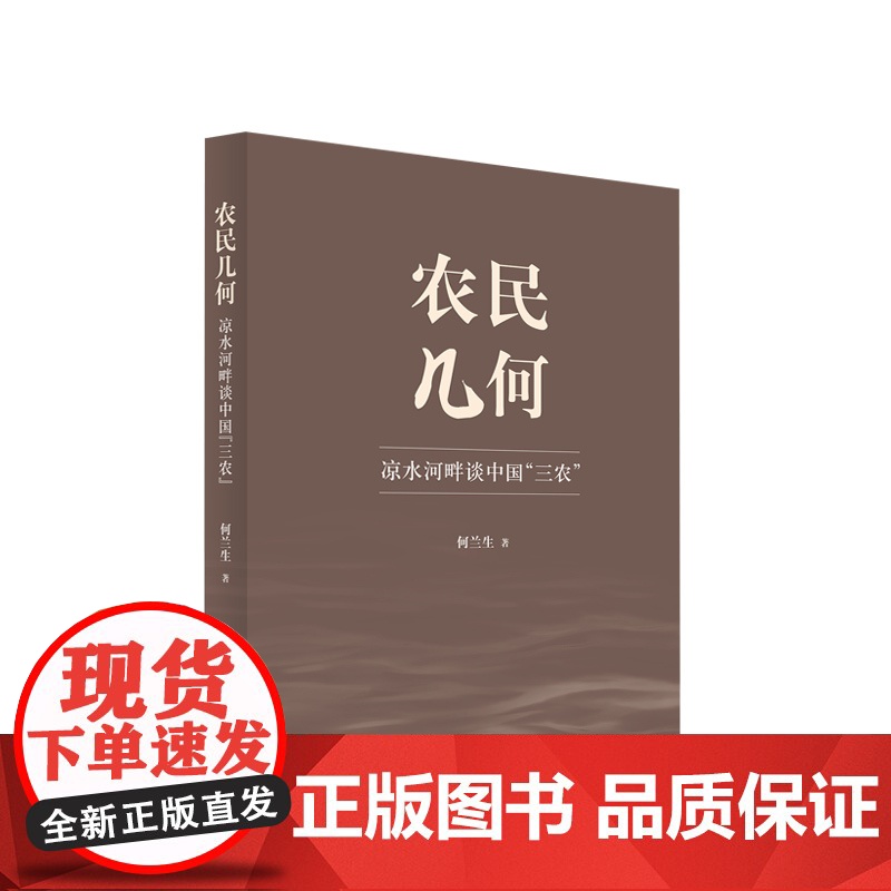 农民几何 凉水河畔谈中国“三农” 何兰生 著 人民出版社高清大图