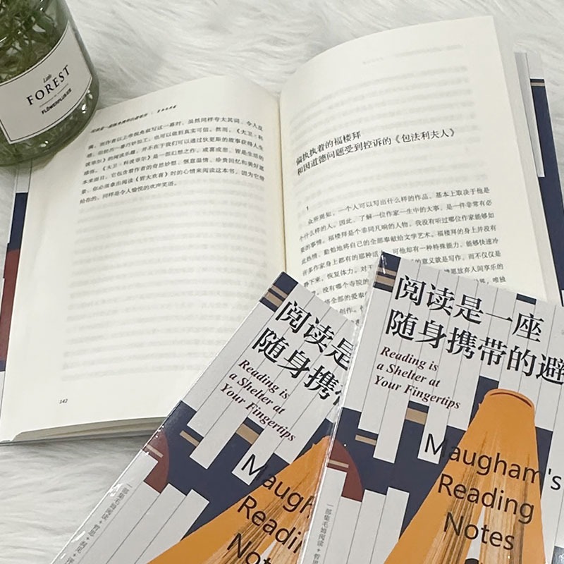 [正版]阅读是一座随身携带的避难所 毛姆著 版本 毛姆的阅读指南,教你阅读的方法技巧,讲述大师和巨匠的秘密 读品高清大图
