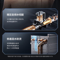 海尔(Haier)燃气热水器强排式16升增压变频水伺服恒温APP智控聚能恒温舱直流变频风机旁通混水ECO节能TESPRO