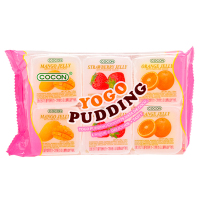 可康牌多口味优格果冻(含椰纤果)(35克*6杯装)210g 马来西亚进口